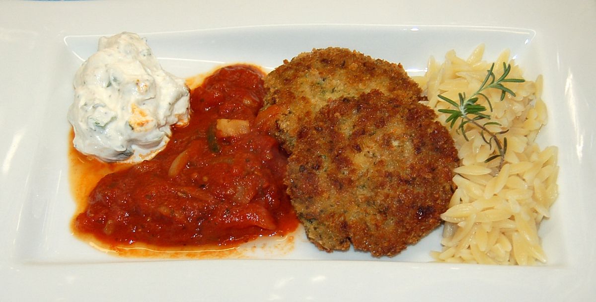 Grünkernbratlinge mit Käse – Koch-Wiki