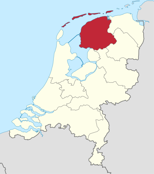 Datei:Friesland in the Netherlands.svg