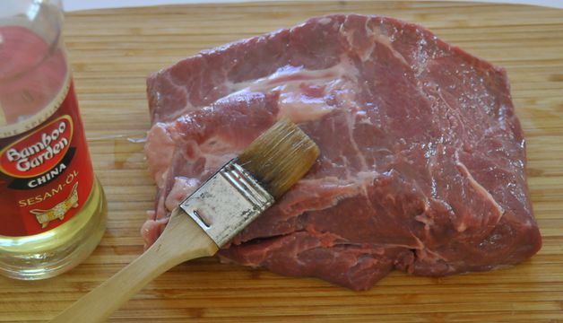 Roastbeef mit Kräuter-Senf-Kruste – Koch-Wiki