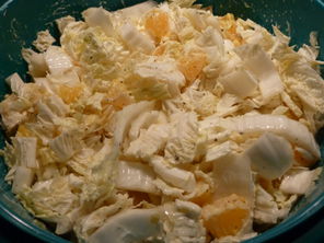 Chinakohl-Salat mit Orangen