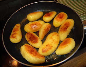 Kartoffeln im Ganzen gebraten