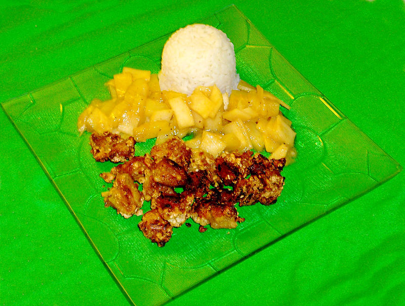 Asiatisches Schweinefleisch mit Ananas und Bambus  Koch-Wiki