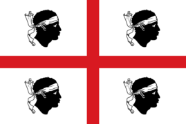 Flag of the Italian region Sardinia.svg